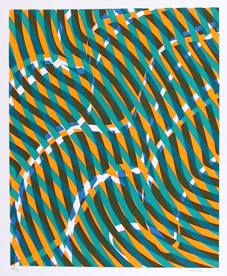 Stanley Hayter, Aquarius, Abstract Silkscreen