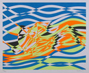 Stanley Hayter, Aquarius, Abstract Silkscreen