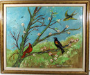 Bresci Thompson Cardinals, Oil Painting