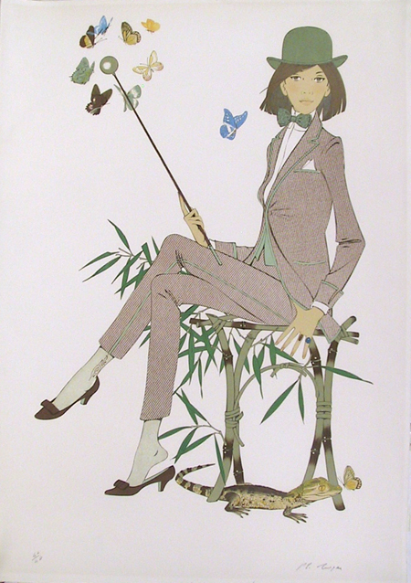 Philippe de Noyer, Large Signed Lithograph