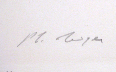 Philippe de Noyer, Large Signed Lithograph