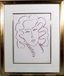 Henri Matisse, Portrait, Framed Lithograph
