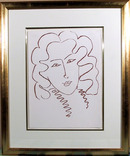 Henri Matisse, Portrait, Framed Lithograph