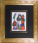 Joan Miro Framed Lithograph 1974