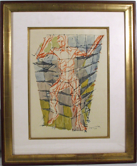Jacques Villon, Framed Lithograph 1959
