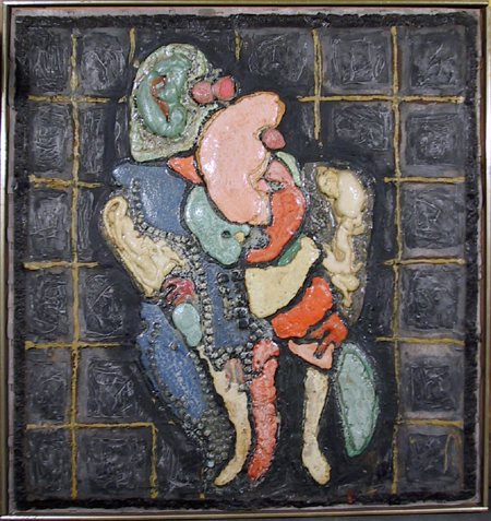 A. Raymond Katz, Mixed Media Painting, c. 1965