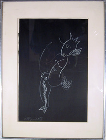 A. Raymond Katz, Oil Painting on Paper, Framed,