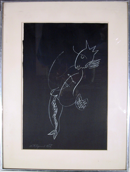 A. Raymond Katz, Oil Painting on Paper, Framed,
