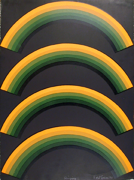 David Simpson S/N Serigraph, OP Art