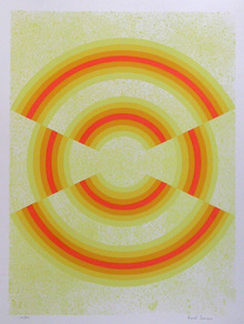 David Simpson, Ovograph, OP Art Serigraph