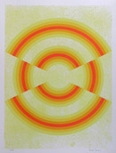David Simpson, Ovograph, OP Art Serigraph