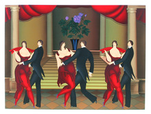 Igor Galanin, Tango Dancers, S/N Serigraph