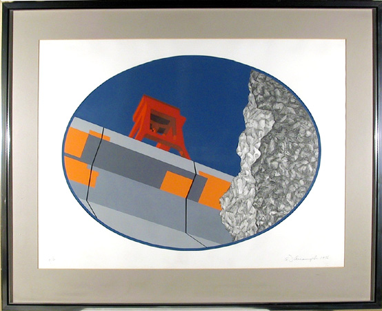 Allan D'Arcangelo, Constructivist Serigraph