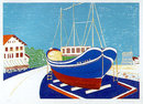 Marion McClanahan, S/N Lithograph,1979, Boat