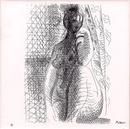 Pablo Picasso Ceramic Tile, Nude