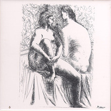 Pablo Picasso Two Nudes Ceramic Tile