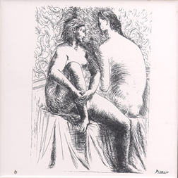 Pablo Picasso Two Nudes Ceramic Tile
