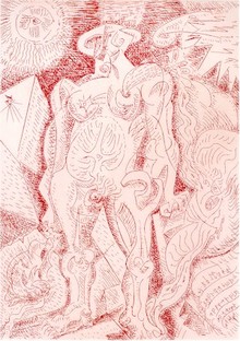 Andre Masson, Portfolio of 4 etchings