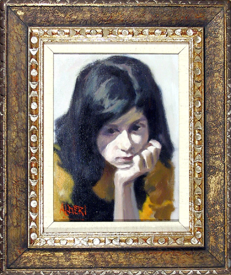 Alfieri Oil Painting, Portrait of a Girl, c.