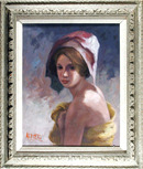 Alfieri Oil Painting, Portrait of a Girl, c.