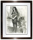 Raphael Soyer S/N Lithograph, c. 1970