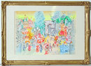 Charles Cobelle Framed Watercolor Painting