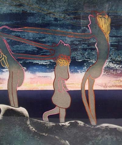 Roberto Matta, S/N Aquatint Etching, 1975