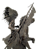 G.C. Gerry Wentworth Bronze Sculpture, Indian