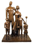 Alamanzor Bronze Sculpture, Mexican art
