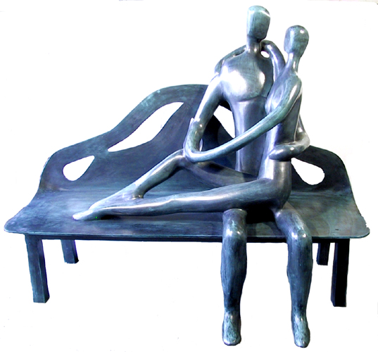 Alamanzor Mexican Bronze Sculpture, Ilusion
