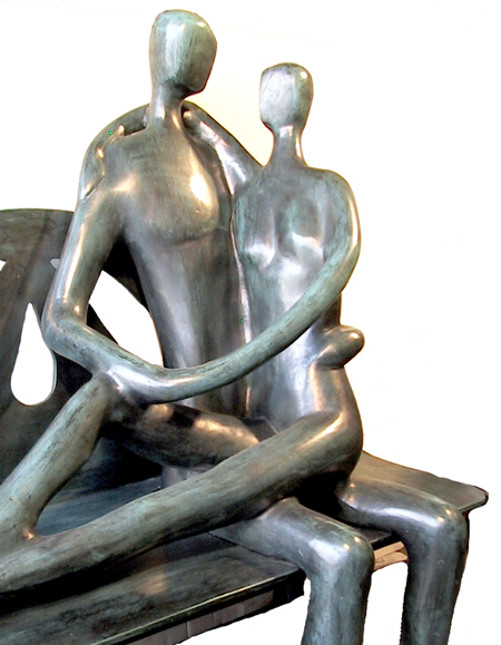 Alamanzor Mexican Bronze Sculpture, Ilusion
