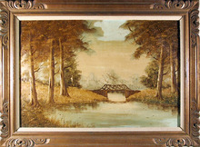 Original Oil on Canvas Painting, Landscape