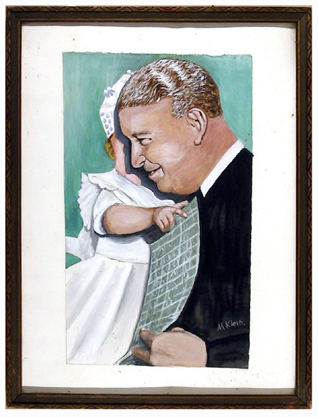 M. Klein Painting on Paper, Portrait