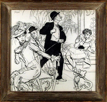 Original Black & White Drawing on Paper
