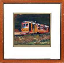 Cryan Last Trolley, Gouache on Paper
