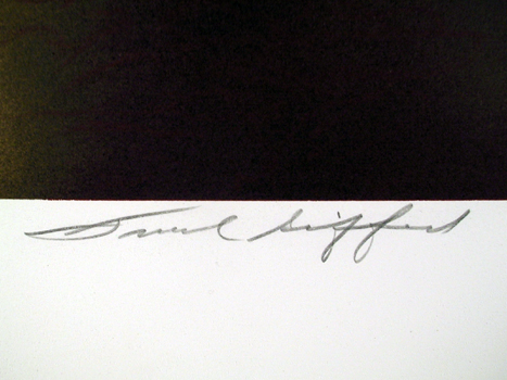 Robert Peak Signed Lithograph Frank Gifford