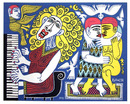 Rex Clawson, Serigraph, Piano Player