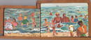 Red Grooms, At the Beach, Oil Painting