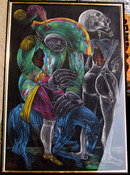 Mihail Chemiakin, large Original Pastel Drawing