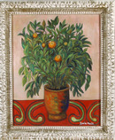 Jennie Novik, Orange Tree, Oil Painting