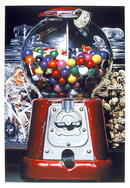 Charles Bell Silkscreen, Gumball Machine