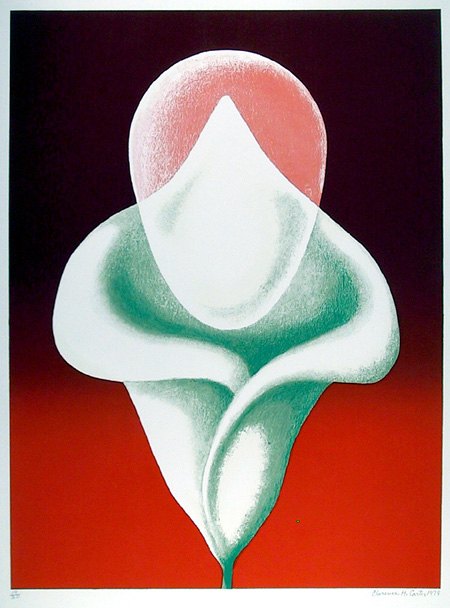 Clarence Holbrook Carter 1979 Serigraph