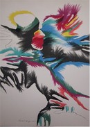 Marisol Escobar Signed Abstract Expressionist