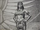 Tim Hildebrandt Original Pencil Drawing,The