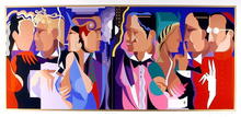 Giancarlo Impiglia, Talking Heads, Signed Serigraph