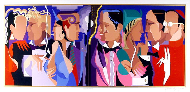 Giancarlo Impiglia, Talking Heads, Signed Serigraph