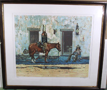 Noel Daggett S/N Lithograph Print, Western