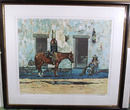 Noel Daggett S/N Lithograph Print, Western