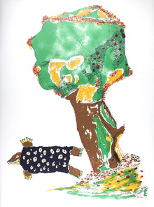 Benny Andrews, Turtle Dove, Lithograph