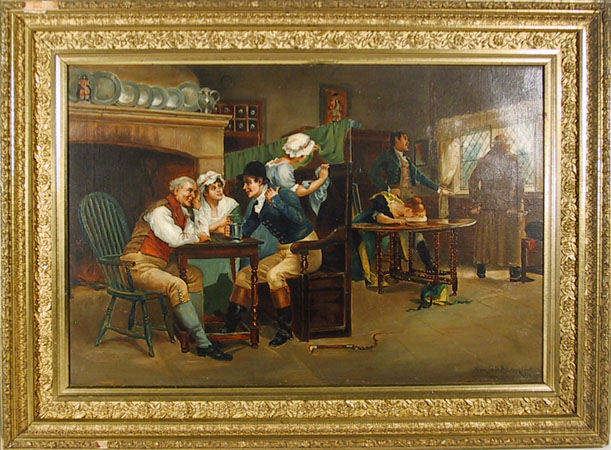 Max Sehtmann German Victorian Oil Painting 1898